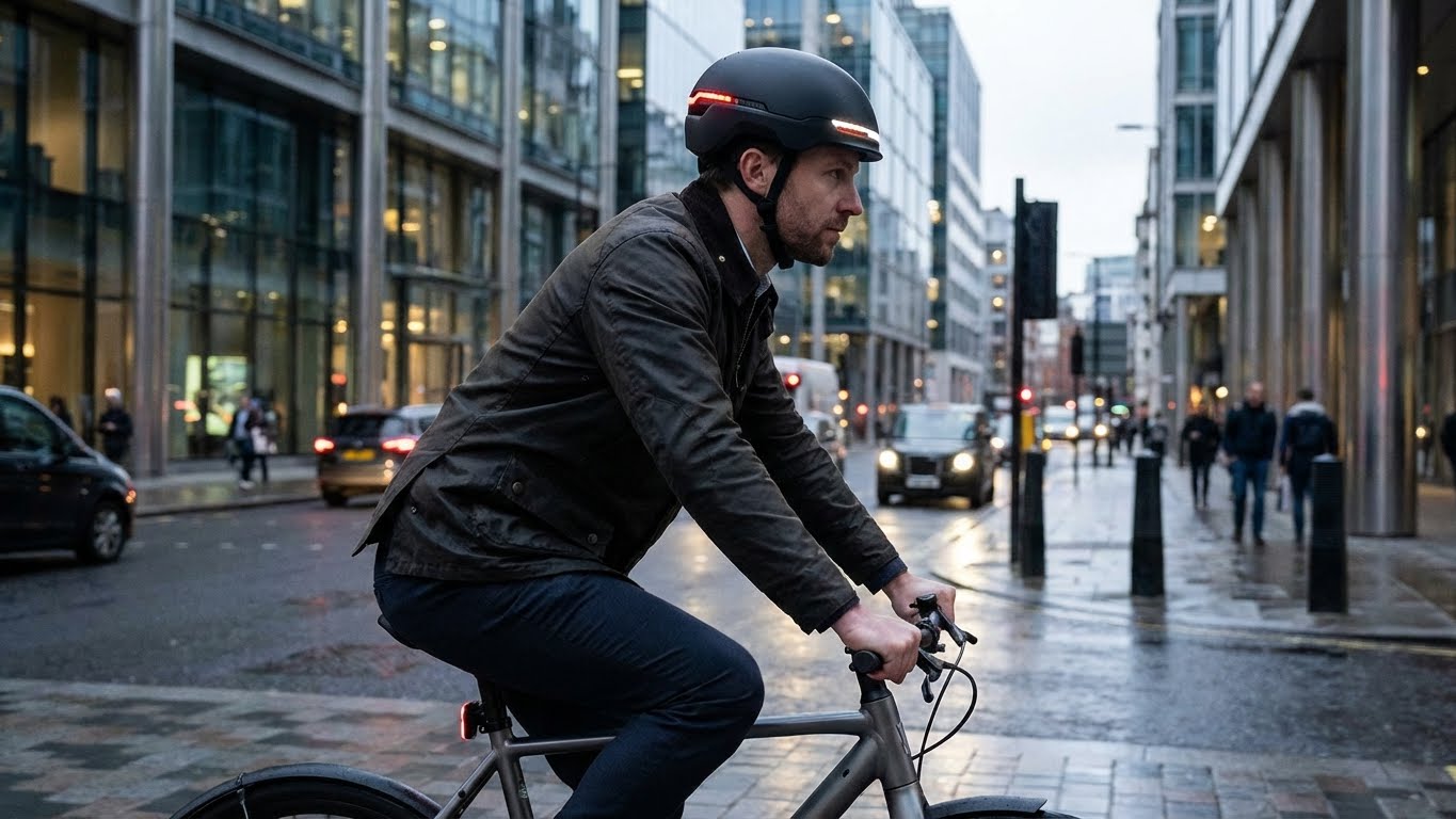 Collection of premium road cycling helmets arranged on white background